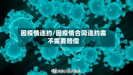 因疫情违约/因疫情合同违约需不需要赔偿