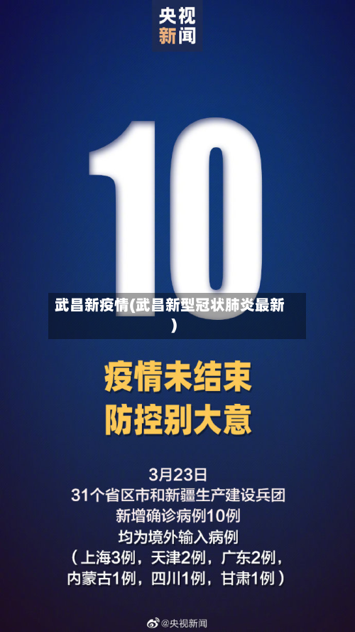 武昌新疫情(武昌新型冠状肺炎最新)